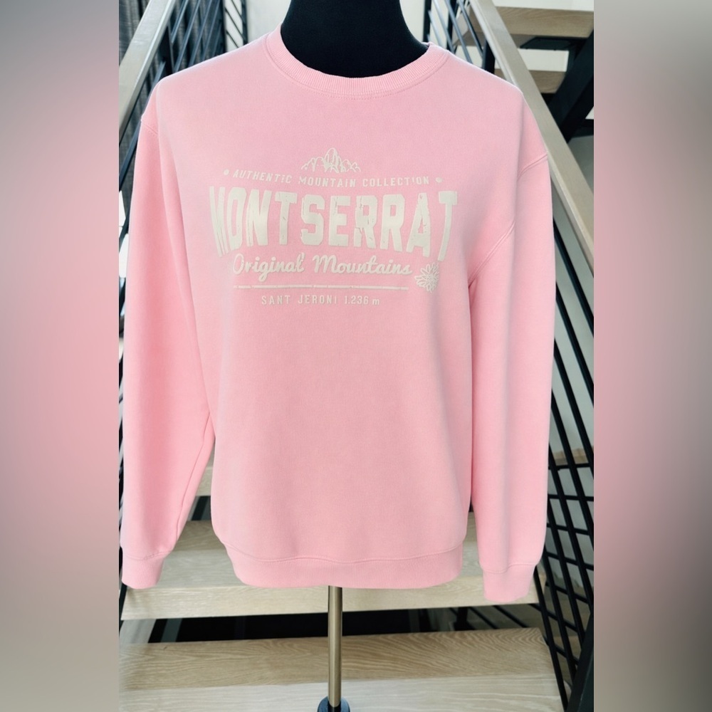 New Montserrat Pink Crew Neck Sweater size S